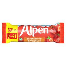 ALPEN STRAWBERRY N YOGHURT BAR 29G