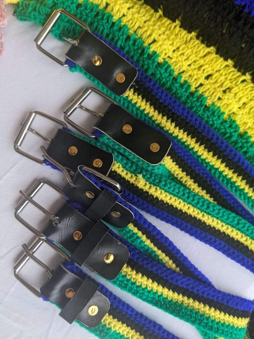 Hand made crochet belt