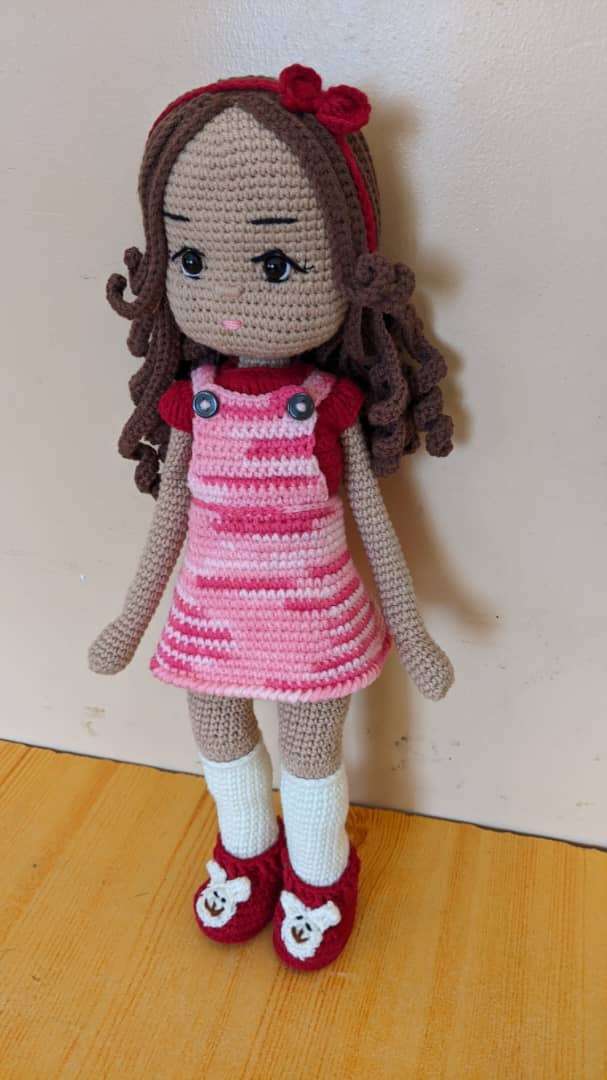 Tulip Knitted Crochet Doll