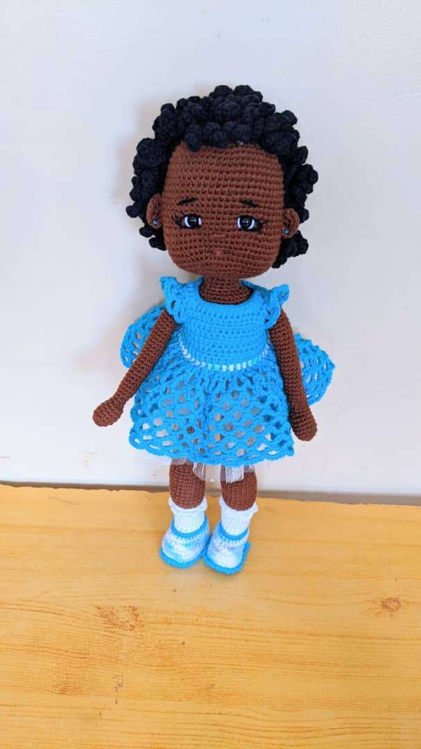 Tulip Knitted Crochet Doll